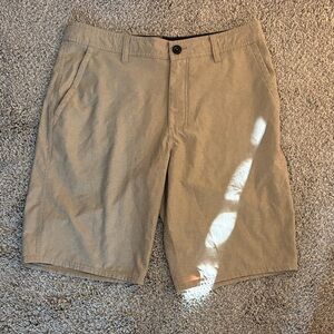 O'Neill Men's Khaki Flat Front Shorts